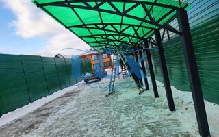 консольный навес для загородного дома