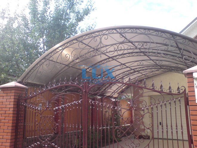 кованый навес